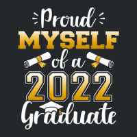 Proud Myself Of A Class Of 2022 Graduate Senior Graduation Crewneck Sweatshirt | Artistshot