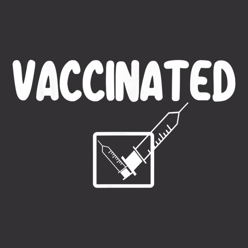 Vaccinated Check Mark Vaccine I Got Vaccinated T Shirt Vintage Hoodie by cm-arts | Artistshot