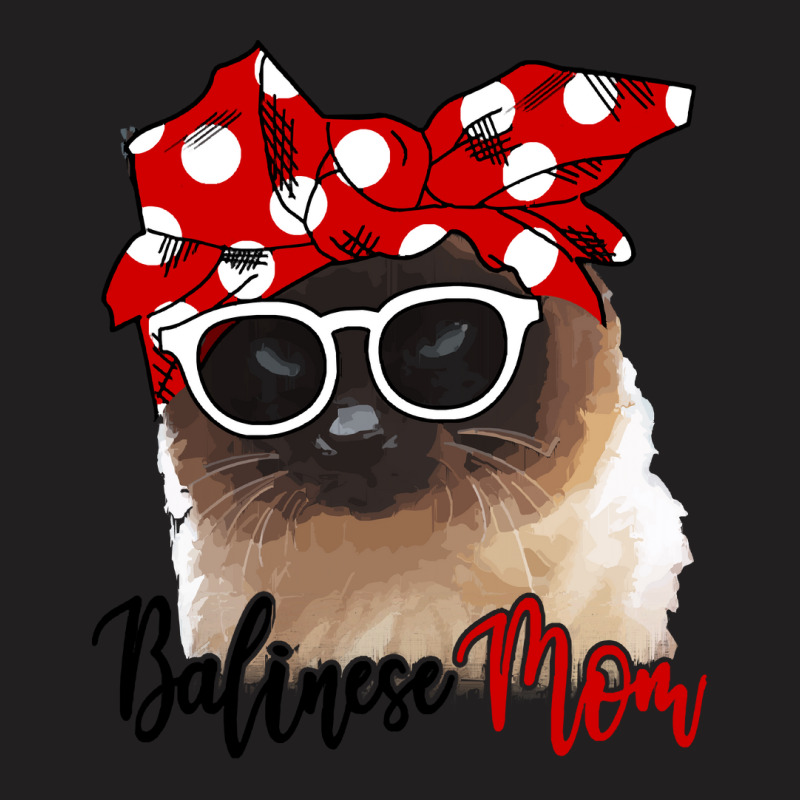 Balinese Cat Balinese Cat  Balinese Cat Mom Bandana T-shirt | Artistshot