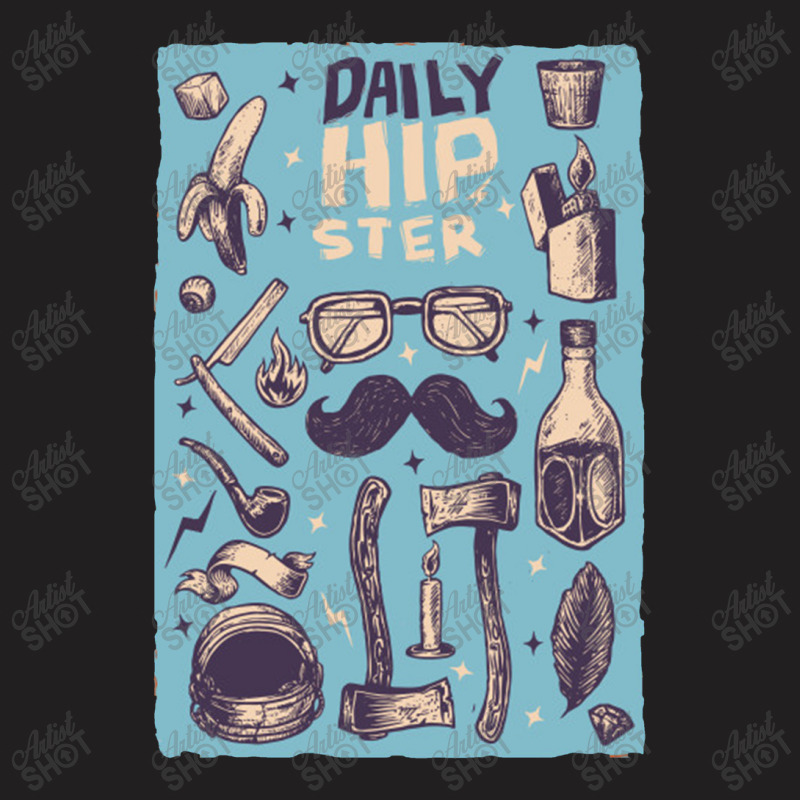 Daily Hipster T-shirt | Artistshot