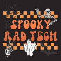 Groovy Spooky Rad Tech Retro Radiologist Halloween Xray Tech T Shirt Vintage Cap | Artistshot