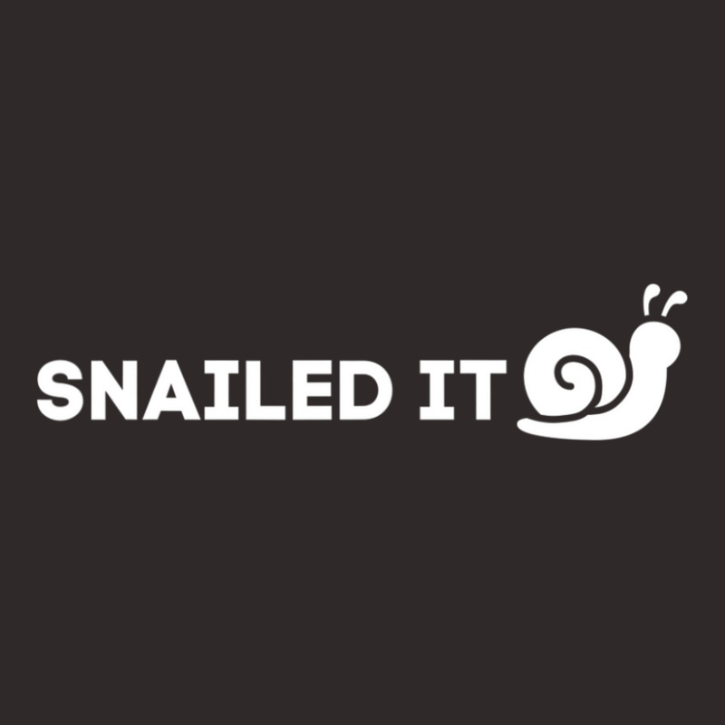 Snailed I Snail Snailed It Racerback Tank by cm-arts | Artistshot