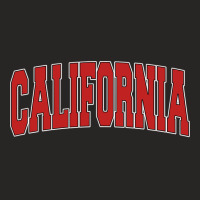 California Pa Pennsylvania Varsity Style Usa Vintage Sports Ladies Fitted T-shirt | Artistshot