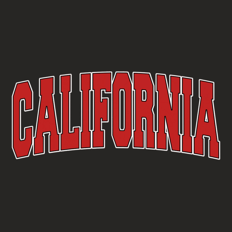 California Pa Pennsylvania Varsity Style Usa Vintage Sports Ladies Fitted T-Shirt by cm-arts | Artistshot