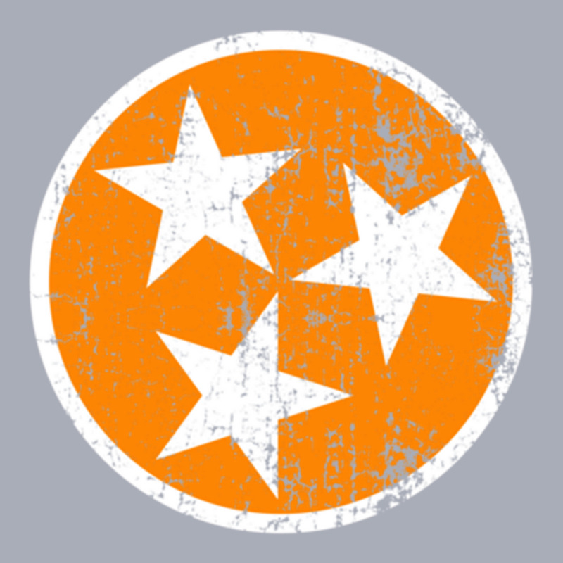 Distressed 3 Star Tn State Orange And White Tennessee Flag Long Sleeve Tank Dress by cm-arts | Artistshot