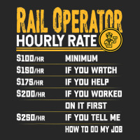 Rail Operator Hourly Rate   Funny Railway Operator T Shirt Men's T-shirt Pajama Set | Artistshot