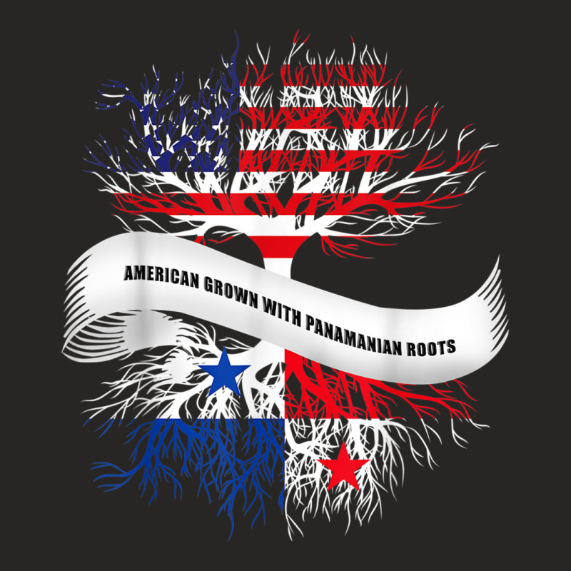 American Grown With Panamanian Roots T Shirt Great Gift Tee Ladies Fitted T-Shirt by cm-arts | Artistshot