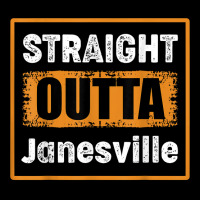 Straight Outta Janesville Wisconsin Usa Retro Vintage Humor T Shirt Adjustable Cap | Artistshot