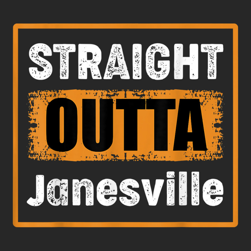 Straight Outta Janesville Wisconsin Usa Retro Vintage Humor T Shirt Men's T-shirt Pajama Set by cm-arts | Artistshot