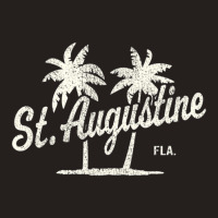 St. Augustine Florida Vintage 70s Palm Trees Tank Top | Artistshot