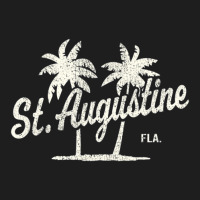 St. Augustine Florida Vintage 70s Palm Trees Classic T-shirt | Artistshot