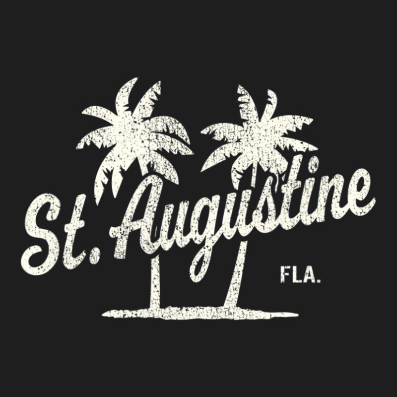 St. Augustine Florida Vintage 70s Palm Trees Classic T-shirt by Kosdapen517 | Artistshot