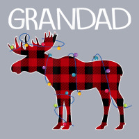 Grandad Moose Buffalo Plaid Lights Christmas Matching Family T Shirt Tank Dress | Artistshot