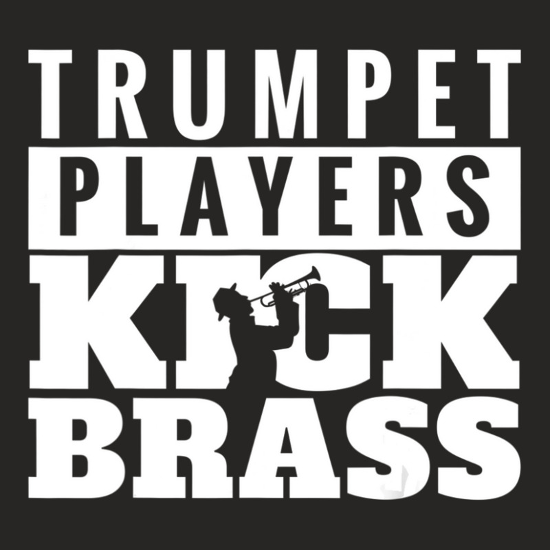 Trumpet Players Kick Brass Ladies Fitted T-Shirt by cm-arts | Artistshot