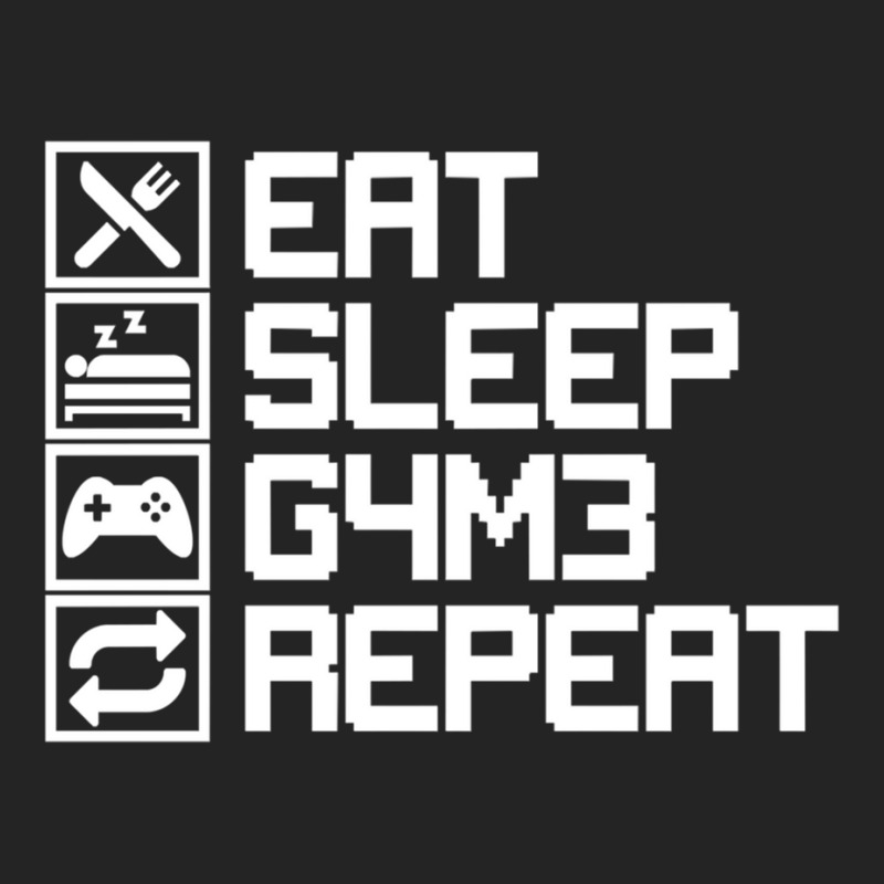 Eat Sleep Game Repeat Funny Leetcode Leet Gift 3/4 Sleeve Shirt | Artistshot