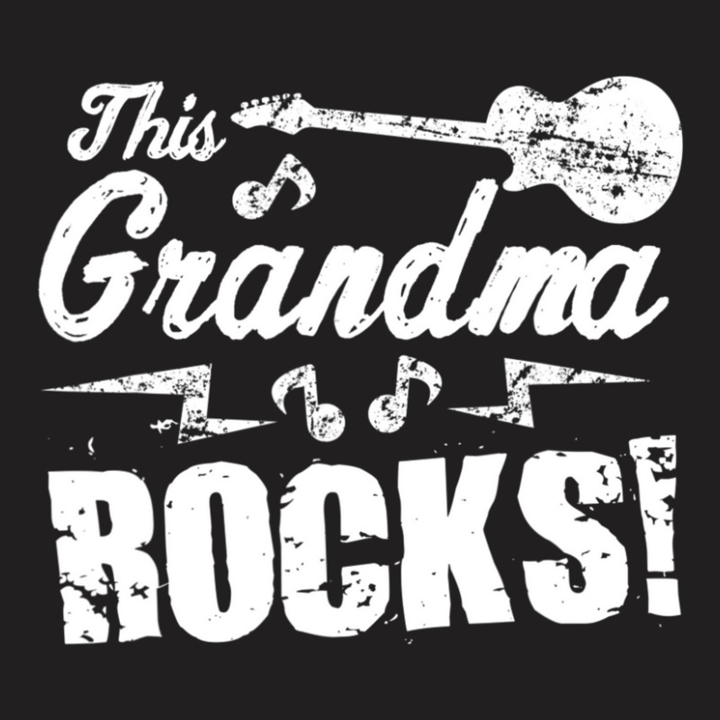 This Grandma Rocks Guitar Rock N Roll T-shirt | Artistshot