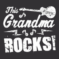 This Grandma Rocks Guitar Rock N Roll Vintage Hoodie And Short Set | Artistshot