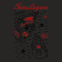 Tamilagam Map Ladies Fitted T-shirt | Artistshot