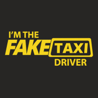 Fake Taxi Driver Pullover Hoodie Ladies Fitted T-shirt | Artistshot