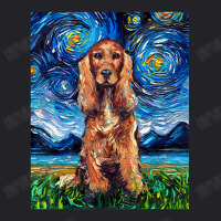 Red Cocker Spaniel Starry Night Dog Official Art By Aja Youth Tee | Artistshot