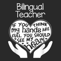 Bilingual Teacher T Shirt Heart Hands School Team Group Gift Printed Hat | Artistshot