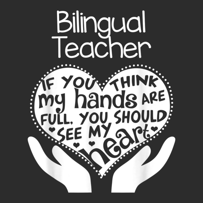 Bilingual Teacher T Shirt Heart Hands School Team Group Gift Exclusive T-shirt by cm-arts | Artistshot