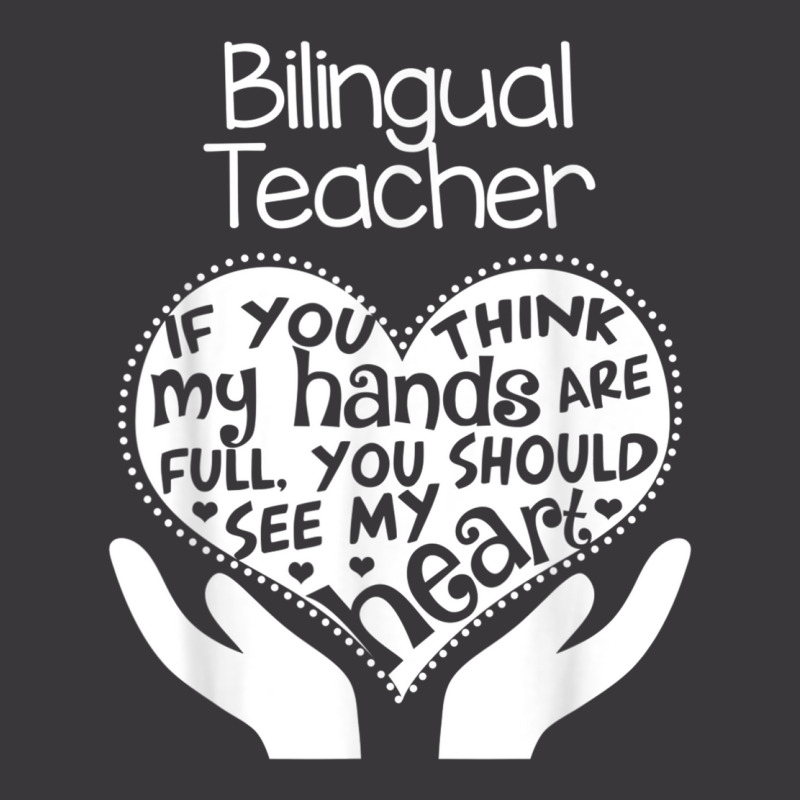 Bilingual Teacher T Shirt Heart Hands School Team Group Gift Ladies Curvy T-Shirt by cm-arts | Artistshot