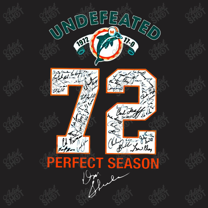 Miami Dolphin Undefeated T-shirt | Artistshot