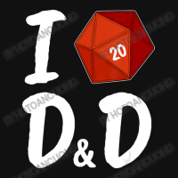 Fantasy W 20 Dice I Love D And D Tabletop Role Play Baby Beanies | Artistshot