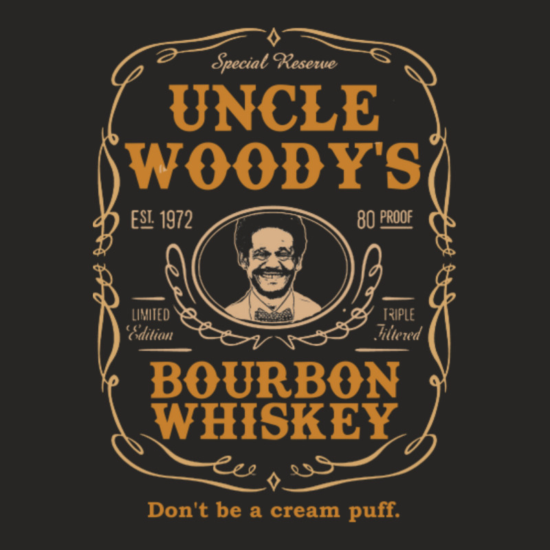 Uncle Woody's Bourbon Whiskey Ladies Fitted T-Shirt by Kanjolen689 | Artistshot