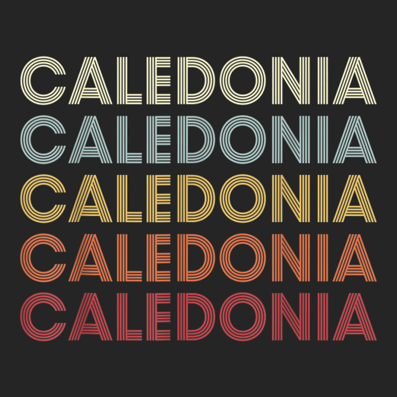 Caledonia Michigan Caledonia Mi Retro Vintage Text T Shirt Unisex Hoodie by cm-arts | Artistshot