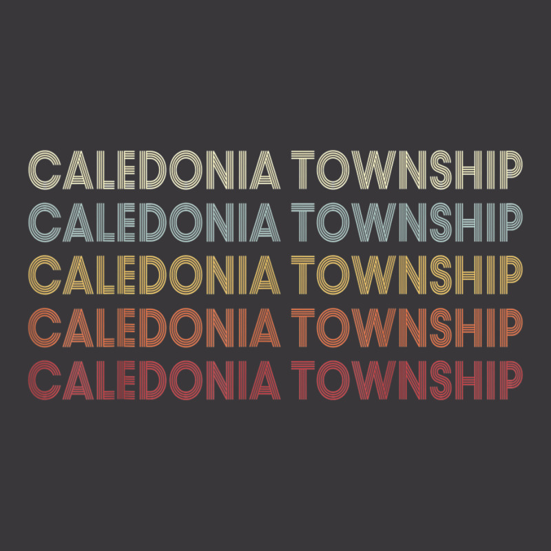 Caledonia Township Michigan Caledonia Township Mi Retro T Shirt Ladies Curvy T-Shirt by cm-arts | Artistshot