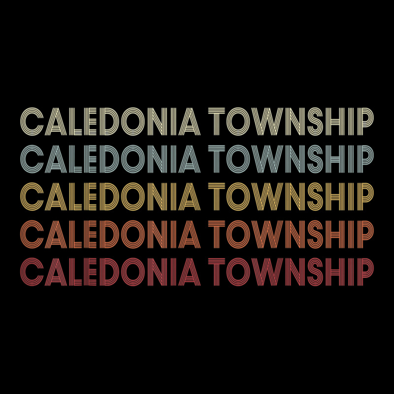 Caledonia Township Michigan Caledonia Township Mi Retro T Shirt Cropped Sweater by cm-arts | Artistshot