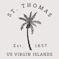 Original St. Thomas Virgin Islands Palm Tree Novelty Art Tank Top Pocket T-shirt | Artistshot