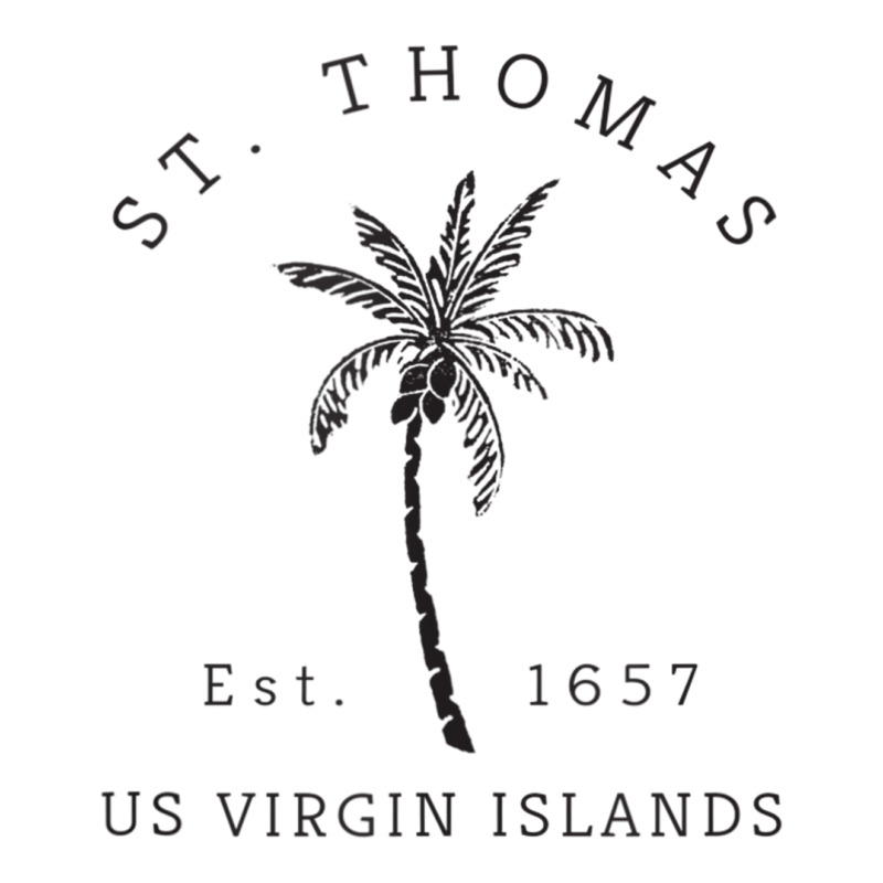 Original St. Thomas Virgin Islands Palm Tree Novelty Art Tank Top Unisex Hoodie by cm-arts | Artistshot