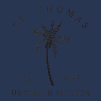 Original St. Thomas Virgin Islands Palm Tree Novelty Art Tank Top Men Denim Jacket | Artistshot