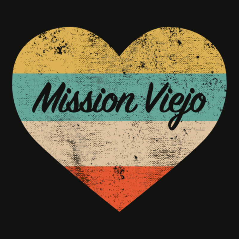 I Love Mission Viejo California Vintage Distressed Retro Pullover Hood Scorecard Crop Tee by vacheu | Artistshot