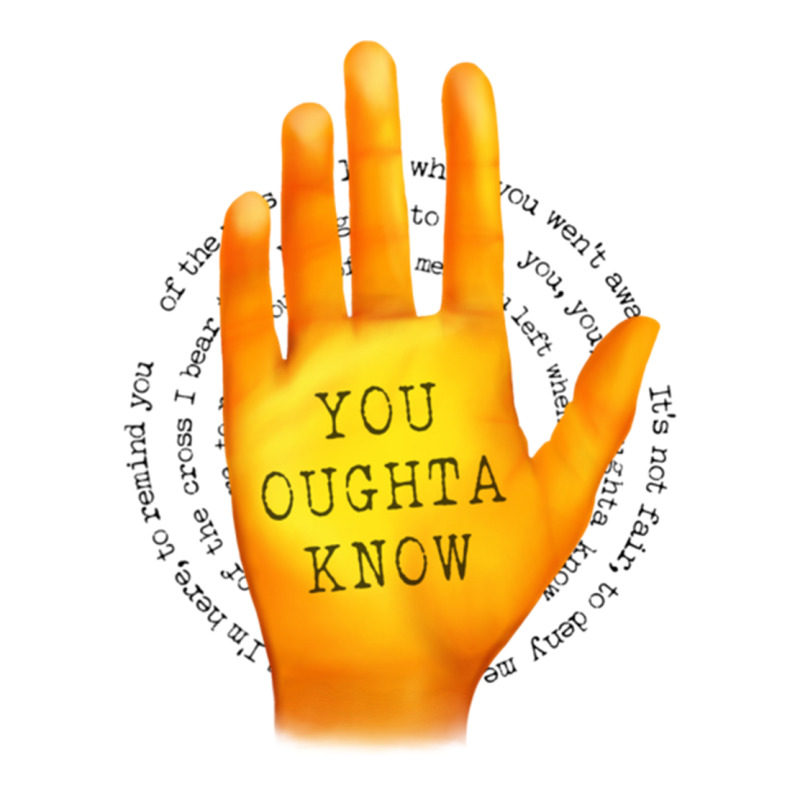 You Oughta Know - Jagged Little Pill  .png Crop Top by cm-arts | Artistshot