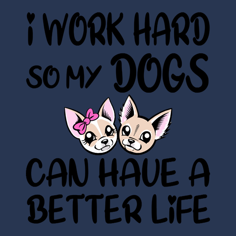 I Work Hard So My Dog Can Have A Better Life-4wc32 Men Denim Jacket by Kanmopsuk45 | Artistshot