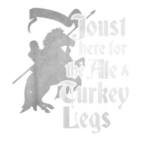 Joust Here For Ale & Turkey Legs Funny Renaissance Ren Faire T Shirt V-neck Tee | Artistshot