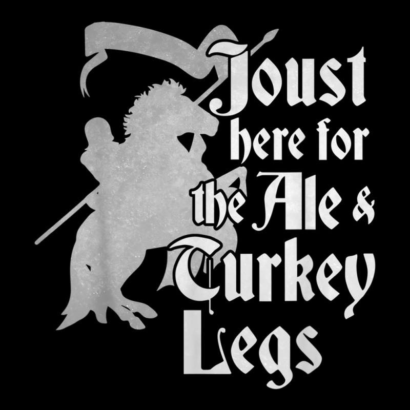 Joust Here For Ale & Turkey Legs Funny Renaissance Ren Faire T Shirt Men's 3/4 Sleeve Pajama Set by cm-arts | Artistshot