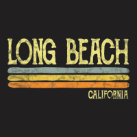 Vintage Long Beach California Ca Love Souvenir T-shirt | Artistshot