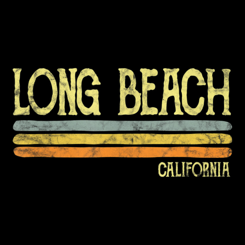 Vintage Long Beach California Ca Love Souvenir V-Neck Tee by cm-arts | Artistshot