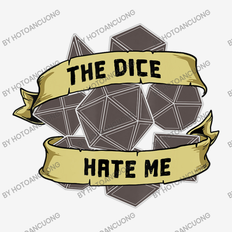 Retro The Dice Hate Me 20 Sided Tabletop Role Play 15 Oz Coffee Mug | Artistshot