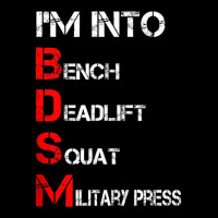 I'm Into Bdsm Bench Squat Deadlift Military Press Tank Top Cropped Hoodie | Artistshot