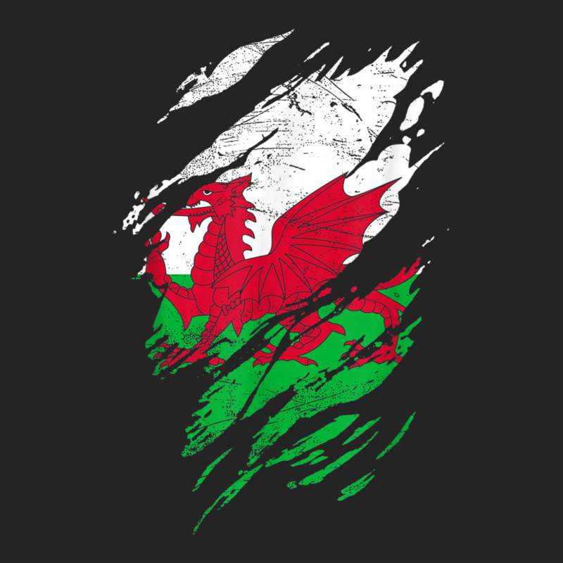 Wales Flag Welsh Dragon Baner Y Ddraig Goch Cardiff Heritage T Shirt 3/4 Sleeve Shirt by cm-arts | Artistshot