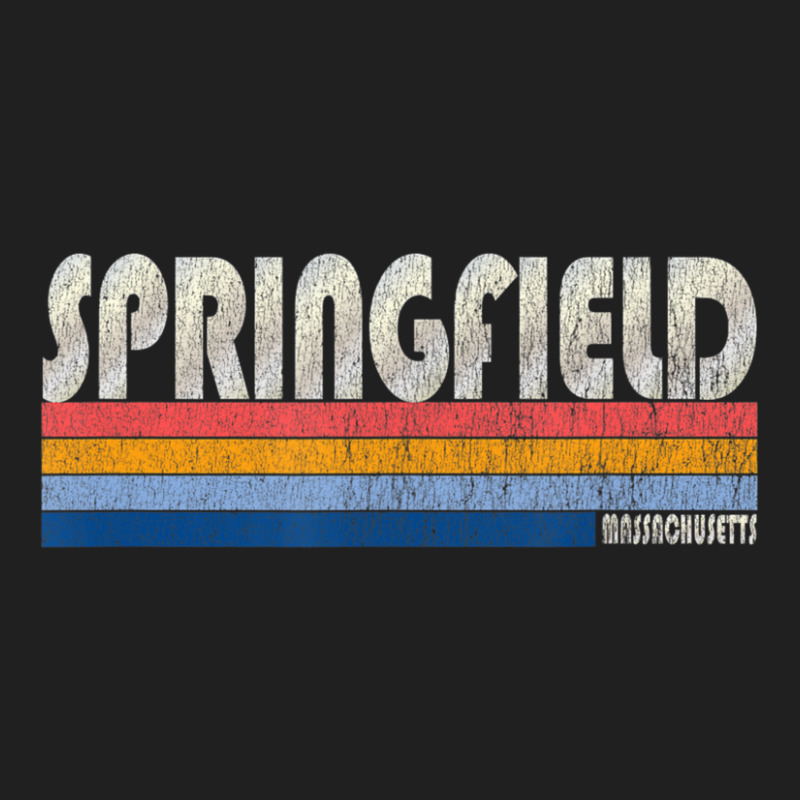 Vintage 70s 80s Style Springfield Ma Drawstring Bags | Artistshot