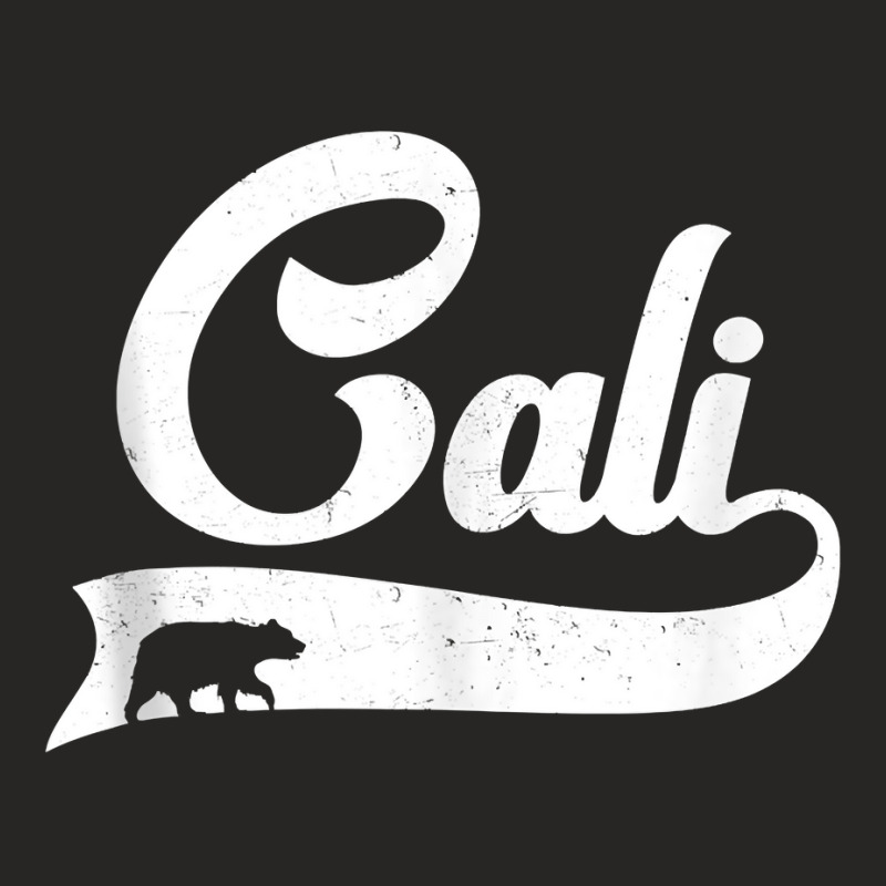 California Retro Republic Ca Vintage Distressed Cali Bear Tank Top Ladies Fitted T-Shirt by cm-arts | Artistshot