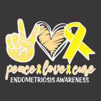 Peace Love And Cure Endometriosis Awarenesss Womens Health Ladies Curvy T-shirt | Artistshot