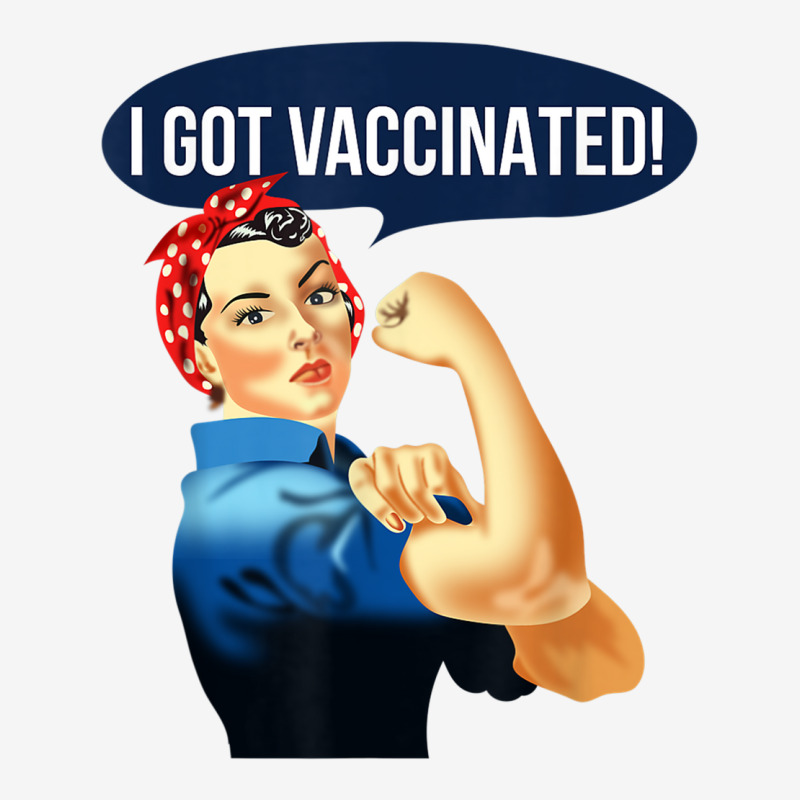 Pro Vaccine Vaccinated Rosie The Riveter Vaccinator T Shirt Adjustable Cap by cm-arts | Artistshot